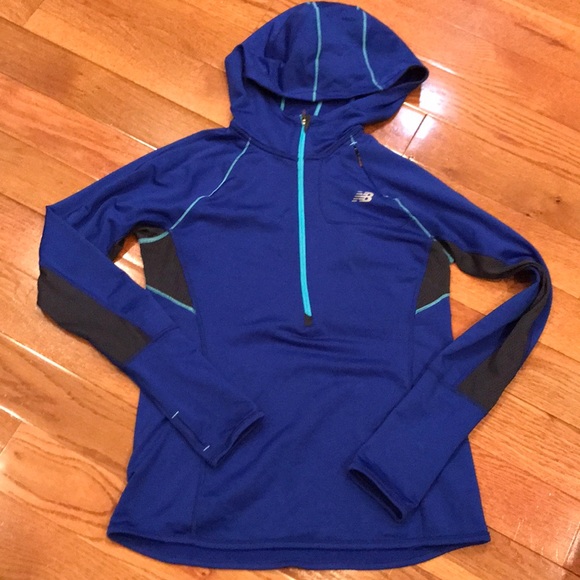new balance half zip hoodie